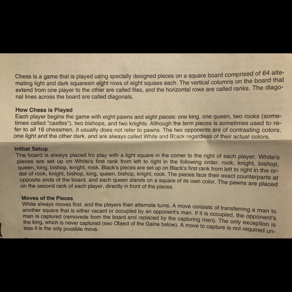 Chess & Checkers Set - Picture 5 of 6